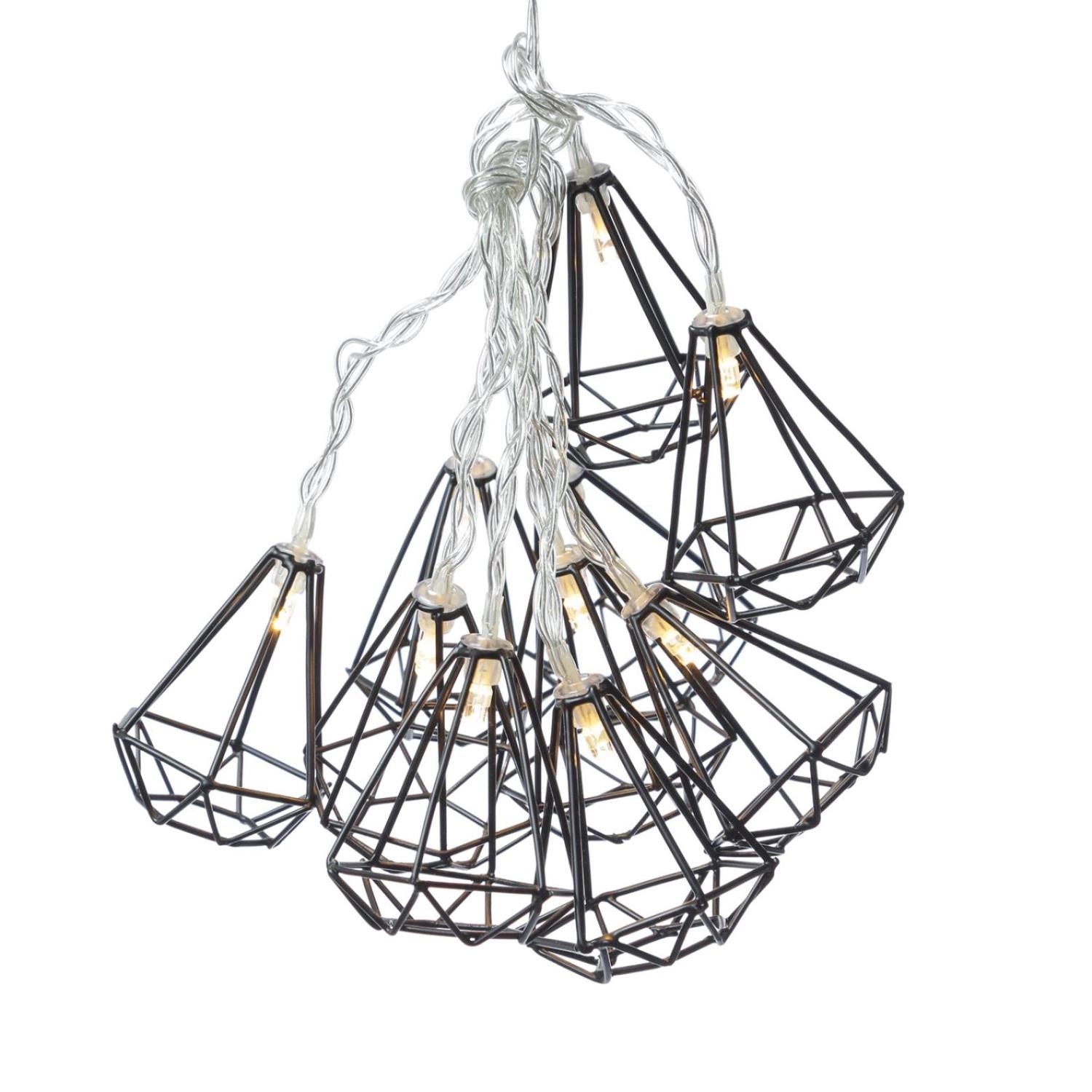 Marelida LED Lichterkette RUBIN Diamant Retro Timer Tischdeko Innen Industr günstig online kaufen