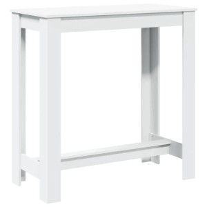 vidaXL Bartisch Weiß 102x50x103,5 cm Holzwerkstoff 854409