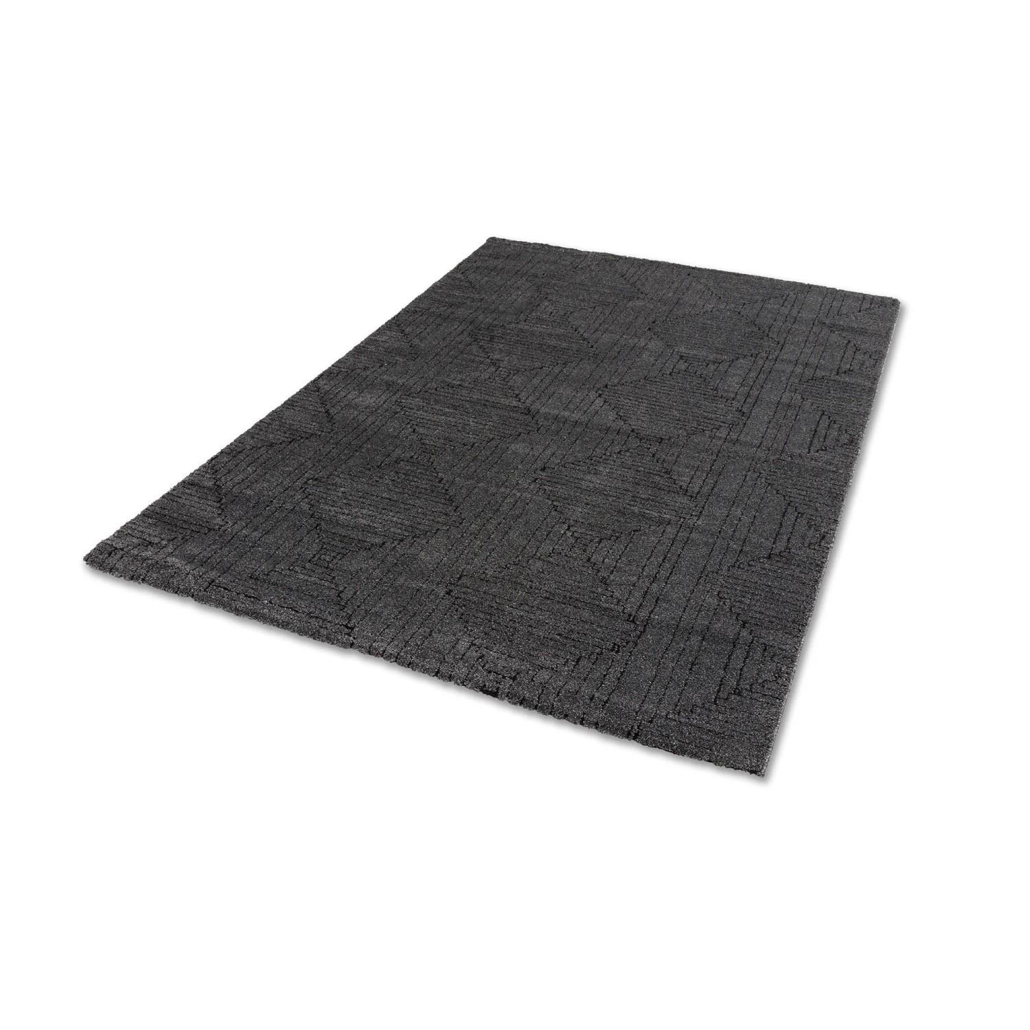 Schöner Wohnen Teppich Pure Design 160 cm x 230 cm Anthrazit