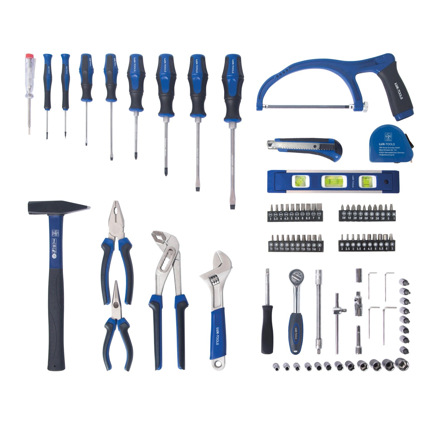 LUX-TOOLS Werkzeugkoffer 89-teilig