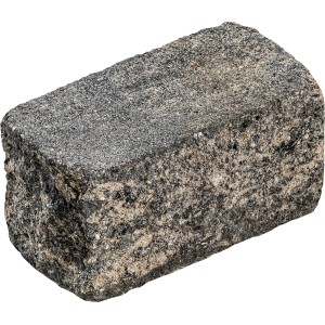 Diephaus Mauerstein Maximo Kina, weiß-schwarz, 25x12,5x12,5 cm, geeignet als Palisade.