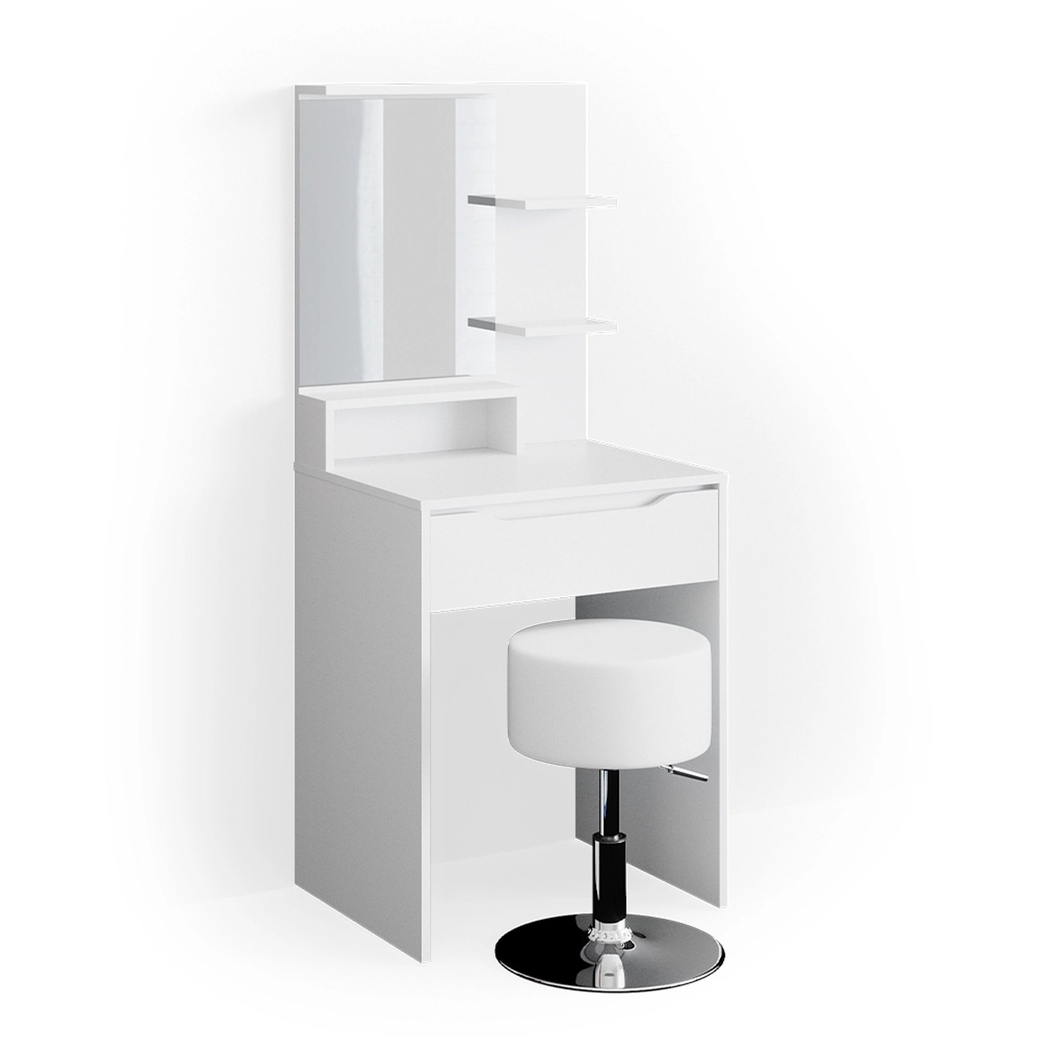 Vicco Schminktisch Ruben Weiß 60 cm mit Hocker günstig online kaufen
