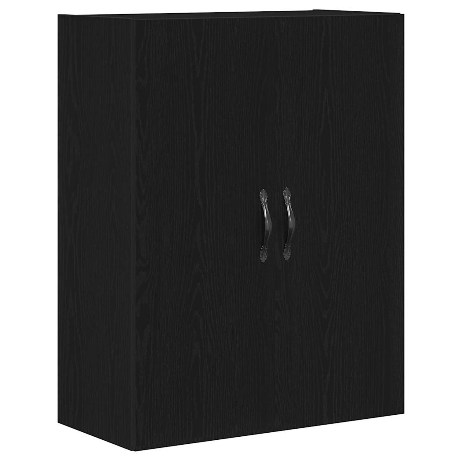 vidaXL Wandmontierter Schrank Schwarze Eiche 69,5 x 34 x 180 cm 862971 günstig online kaufen