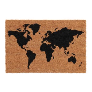 Relaxdays Fußmatte Kokos Natur Rutschfest 60 cm x 40 cm x 1,5 cm 1,5 kg