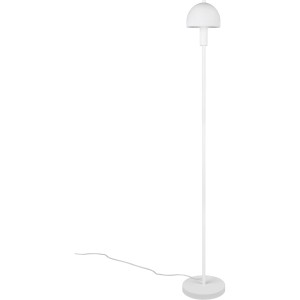Weiße Reality Stehleuchte Glenn, 120cm, schlichtes Design für Wohn- und Schlafbereich.
