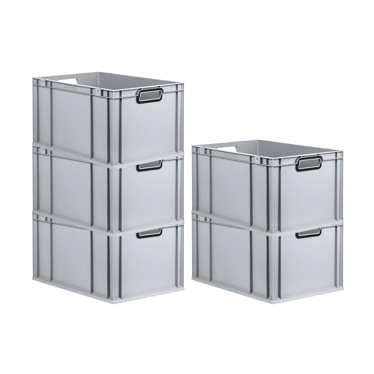 PROREGAL SparSet 5x Eurobox Nextgen Color HxBxT 32x40x60cm 65 Liter Griffe günstig online kaufen