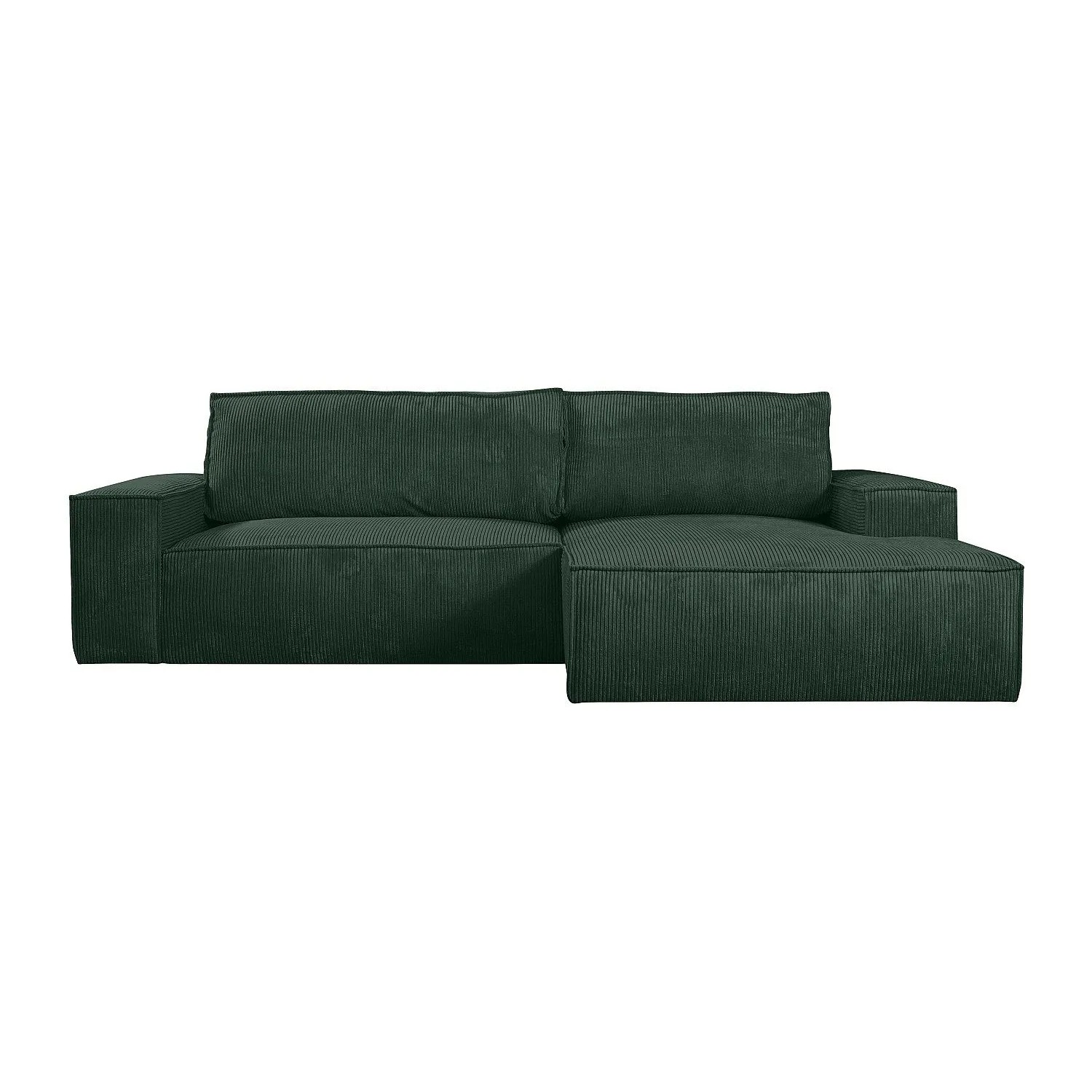 Vente-unique Schlafsofa Amelia Tannengrün 267 cm