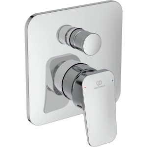 Ideal Standard Ceraplan Wannenarmatur, Chrom, Aufputz. Badarmatur mit Hebel und Temperaturregler.