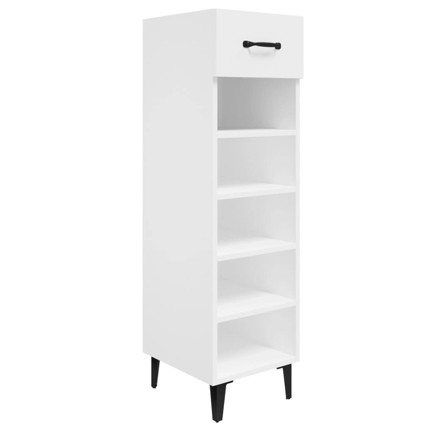vidaXL Schuhschrank Weiß 30x35x105 cm Holzwerkstoff 812807 günstig online kaufen