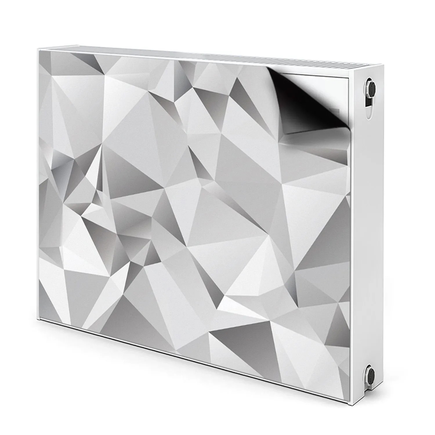 Tulup Magnetfolie für Heizkörper Geometrische Graue Abstraktion Magnetmatte günstig online kaufen