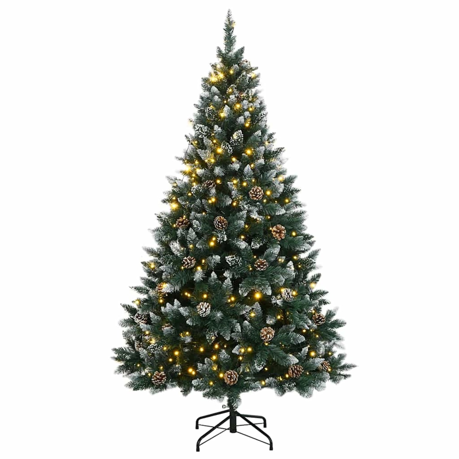 vidaXL Künstlicher Weihnachtsbaum 150 LEDs 120 cm 3315773