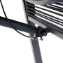 Detailaufnahme des Verstellmechanismus vom Siena Garden Dining Sessel Move Bologna.