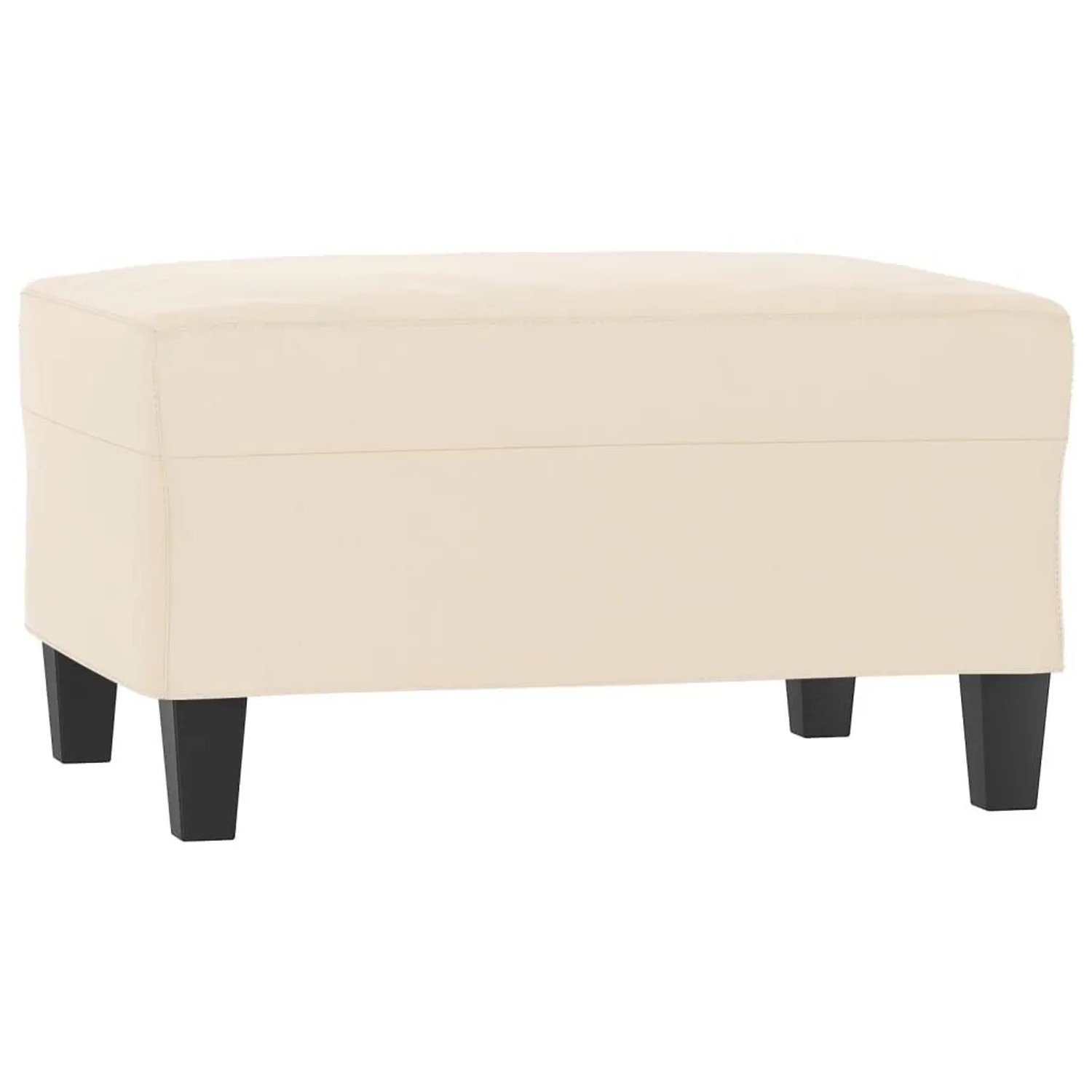 vidaXL Fußhocker Beige 70x55x41 cm Mikrofasergewebe 349366