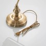 Lindby Tischlampe Profina 9627208 Retro Vintage Antik in Bronze aus Metall 1-flammig E27 Arbeitszimmerleuchte_9