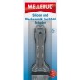 Mellerud Silikon- und Glaskeramik-Schaber mit Ersatzklinge, zur Reinigung von Kochfeldern und Fugen.