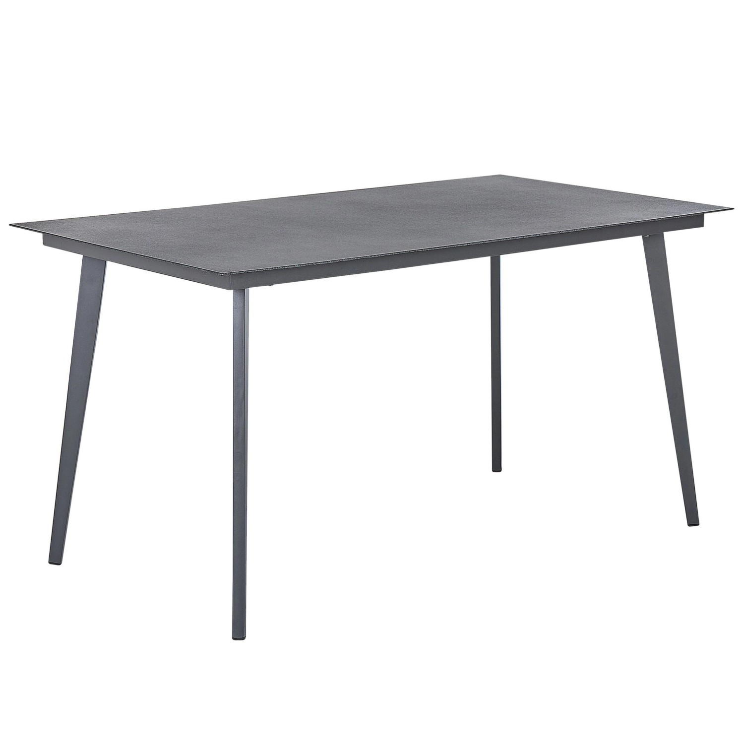Beliani Gartentisch MILETO Dunkelgrau 80x140x75 günstig online kaufen
