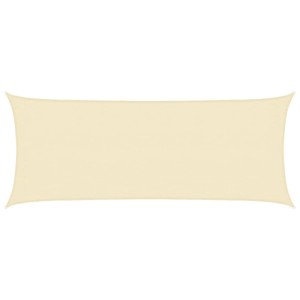 vidaXL Sonnensegel 160 g/m² Creme 2x5 m HDPE 311176