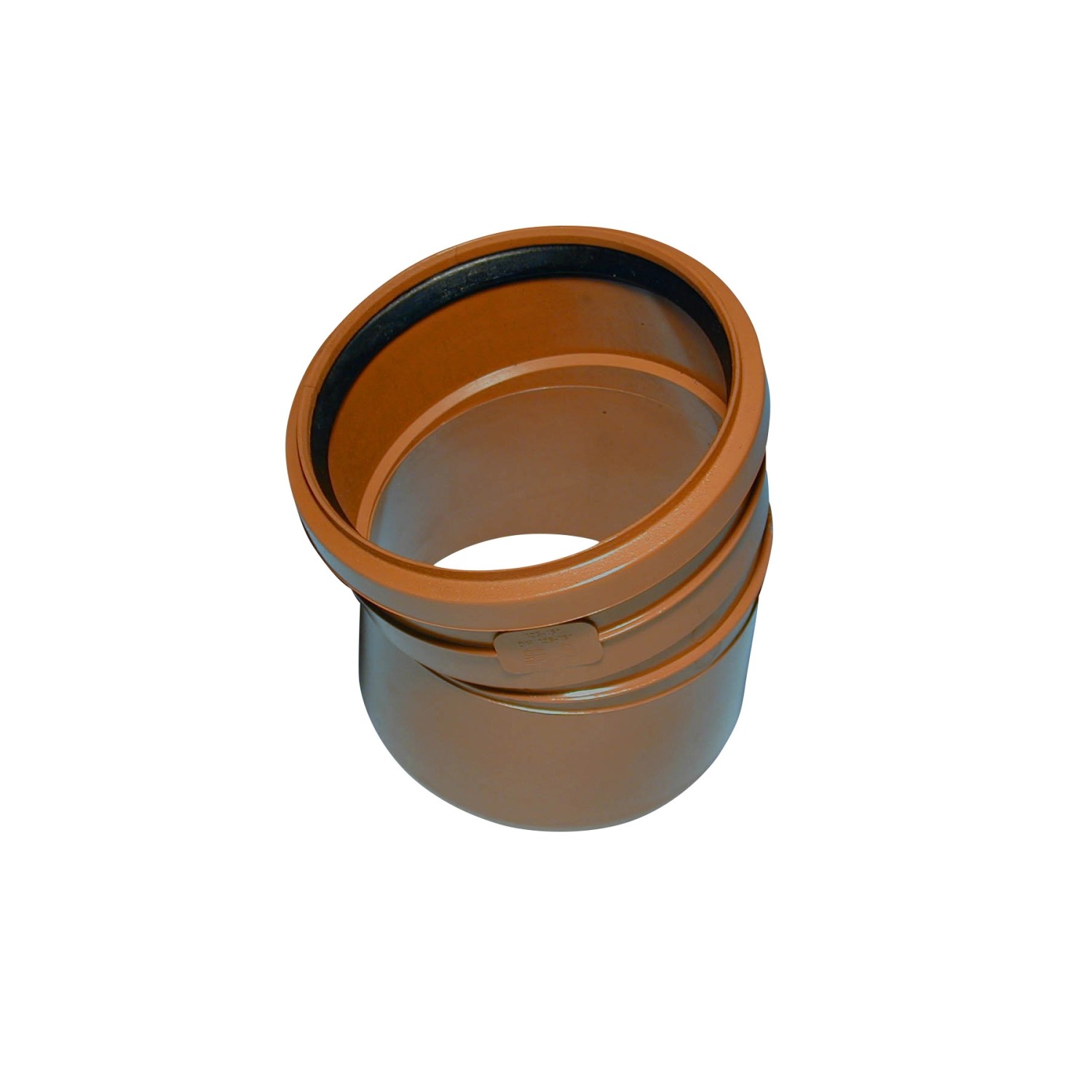 Marley Kanalgrundrohr-Bogen 15 Grad DN 125