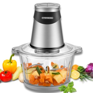 Steinborg SB-2640 Zerkleinerer mit Glasbehälter Elektrisch 1,8L 500 Watt