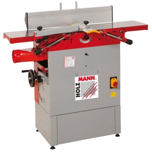 Holzmann Abricht-Dickenhobelmaschine HOB260NL 230V mit stabilem Unterbau und Absauganschluss.