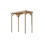 Karibu Grillpavillon/Snackautomaten-Unterstand aus Holz, 231x124,5 cm. Ideal als Wetterschutz im Garten.