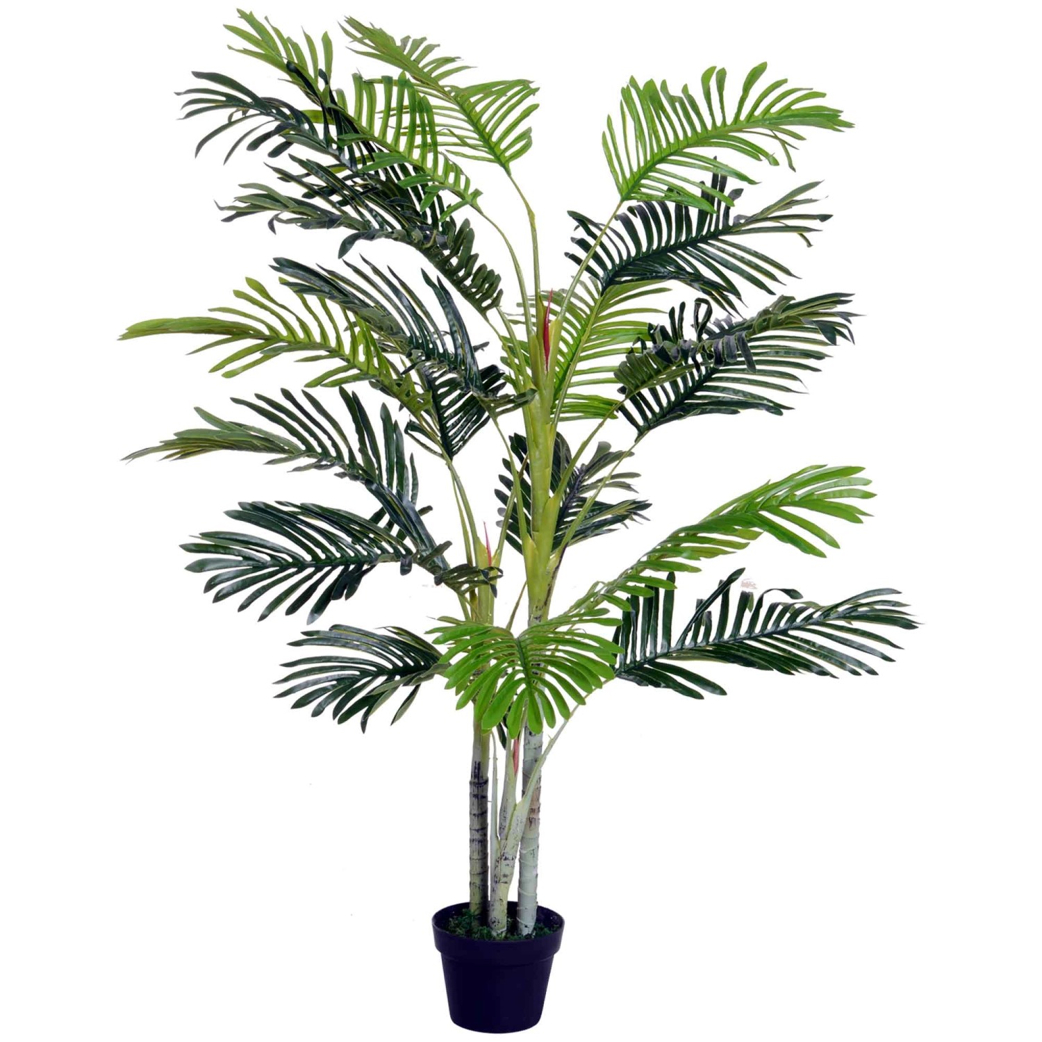 Outsunny Künstliche Palme 150cm mit Pflanztopf günstig online kaufen
