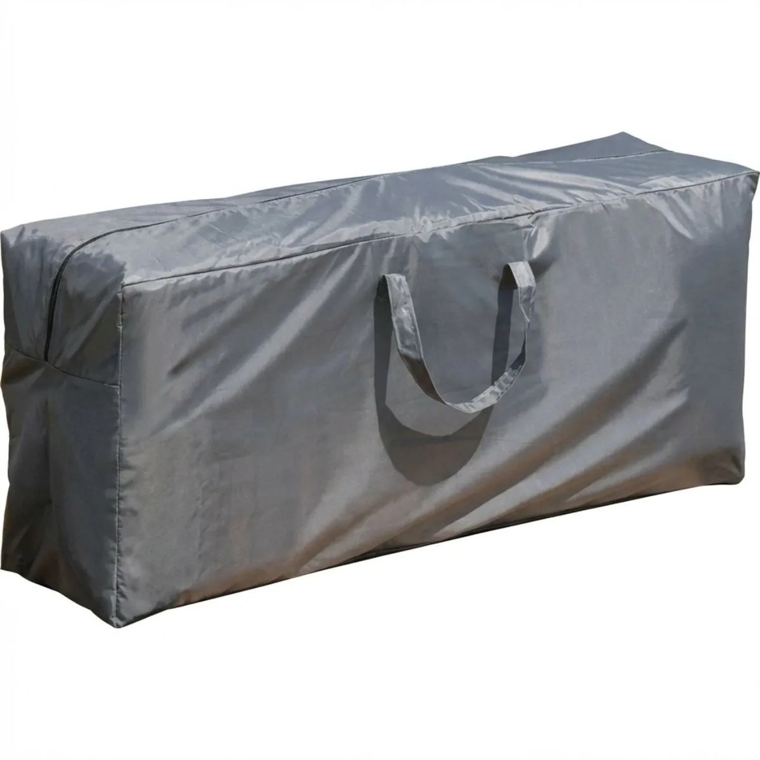 Boni-Shop Sitzkissen Schutzhülle 125 x 32 x 50 cm Wetterfest Wasserdicht Grau