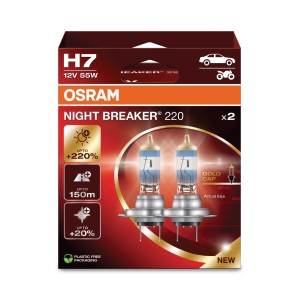 Osram Night Breaker 220 H7-LED, 2er-Pack. Autolampen für mehr Licht und Sicherheit.
