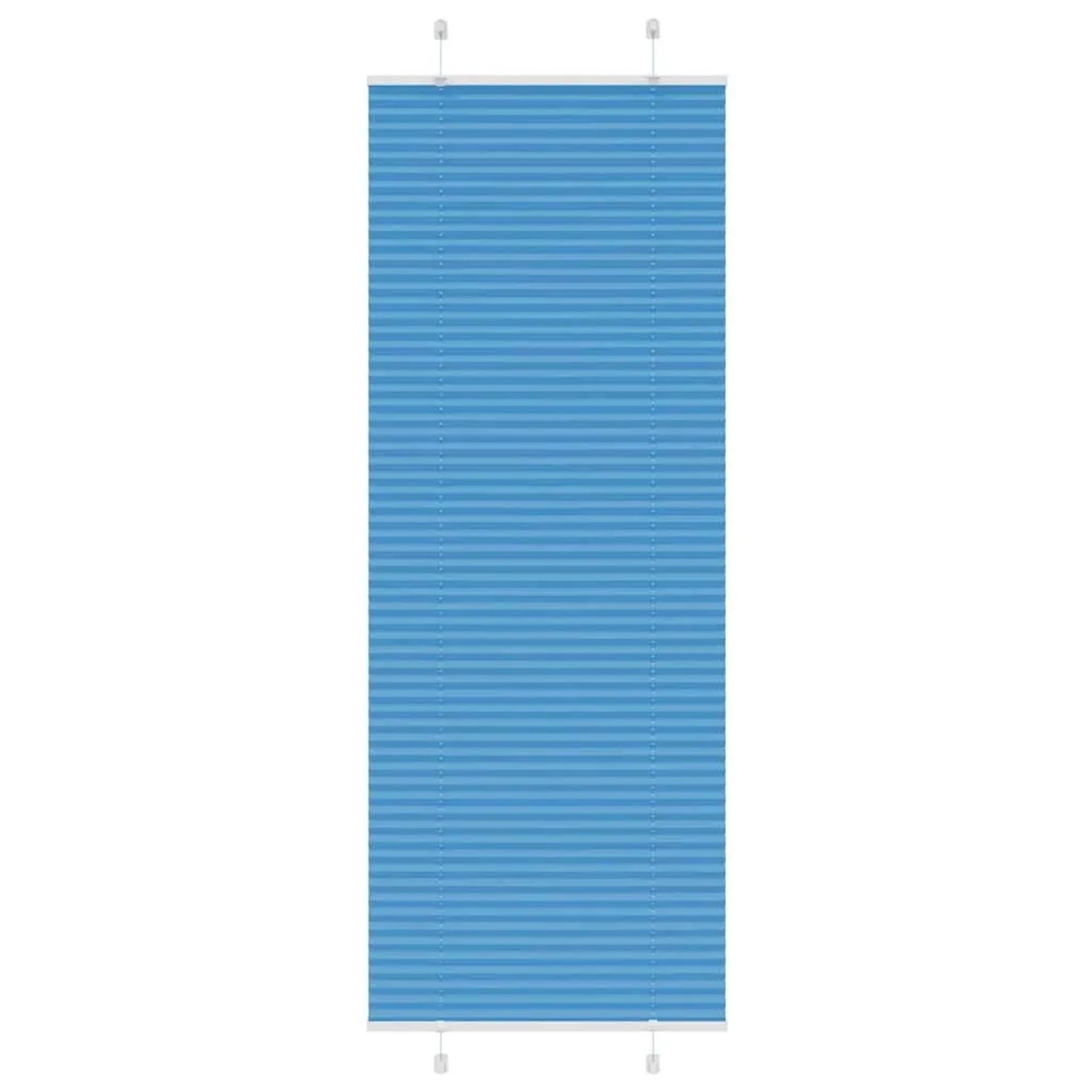 vidaXL Plissee Blau 70x200 cm Stoffbreite 69,4 cm Polyester 4015205 günstig online kaufen