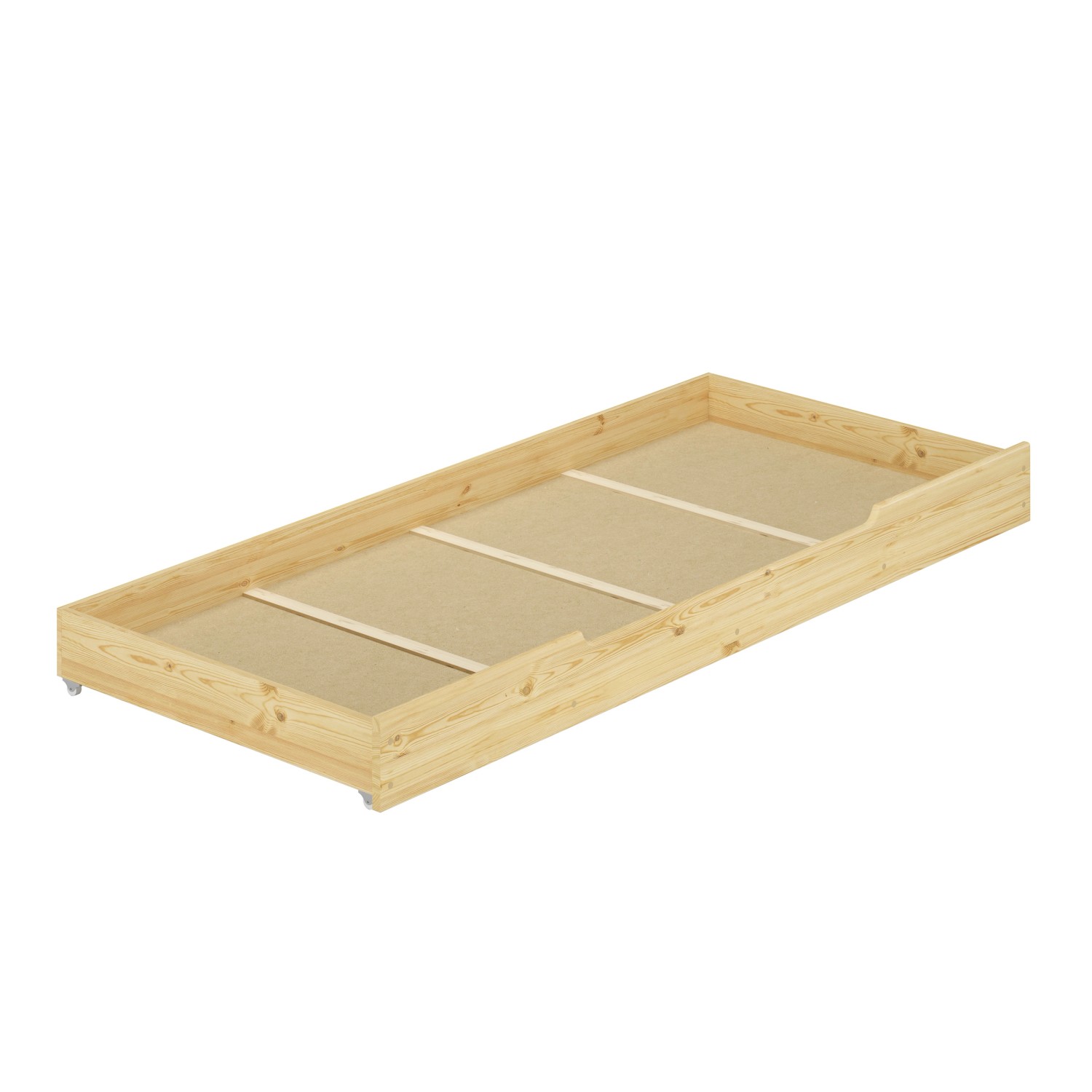 Erst-Holz Staubettkasten für Betten 80 x 190 cm – Kiefer Natur Modell S11