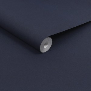 Rolle Joules Vliestapete Uni, 10x0,52m, Dunkelblau. Dekorative, matte Tapete für Wohnräume.
