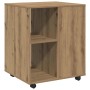 vidaXL Rollschrank Artisan-Eiche 60x53x72 cm Holzwerkstoff 856659_7