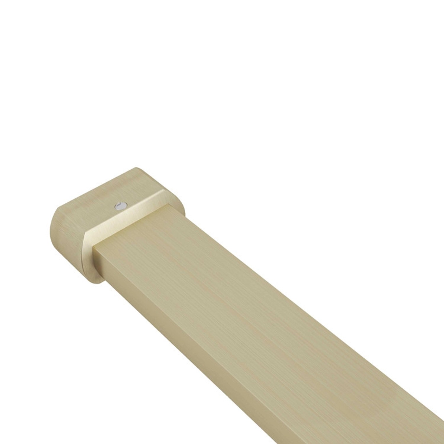 Duschparadies 200cm Wandprofil mit Stabilisierungsstange Stabilisator 90cm Für 6-8mm Glas Walk-in Dusche Glas Seitenwand Gold Gebürstet_6