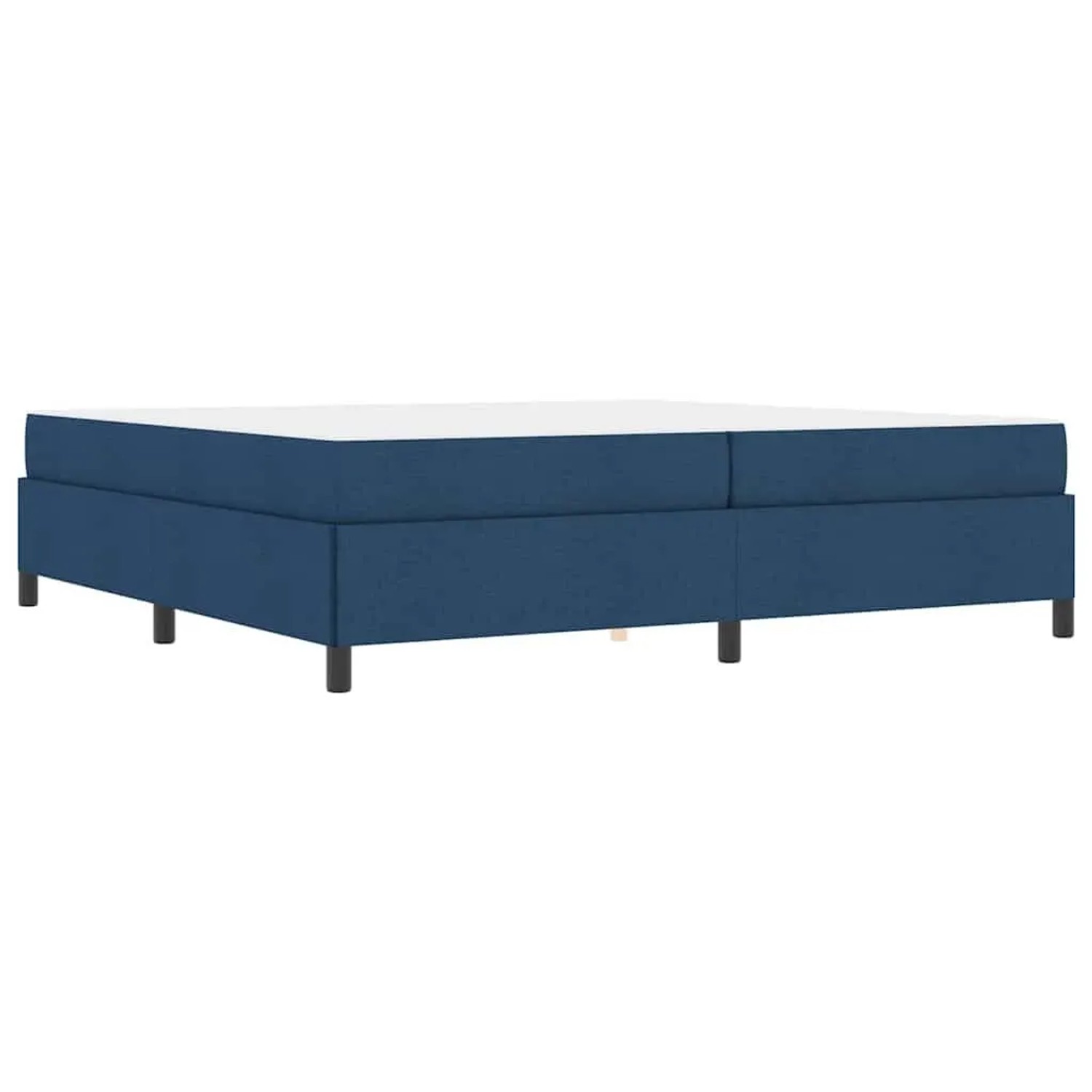vidaXL Boxspringbett Blau 200 x 200 cm Stoff 3398891 günstig online kaufen