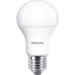2er Set Philips E27 LED-Lampe in Glühlampenform, 10,5W, warmweiß.