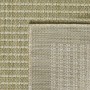 Detailansicht: Grüner Ayyildiz Outdoor-Teppich Giza 200x200 cm in Sisal-Optik.