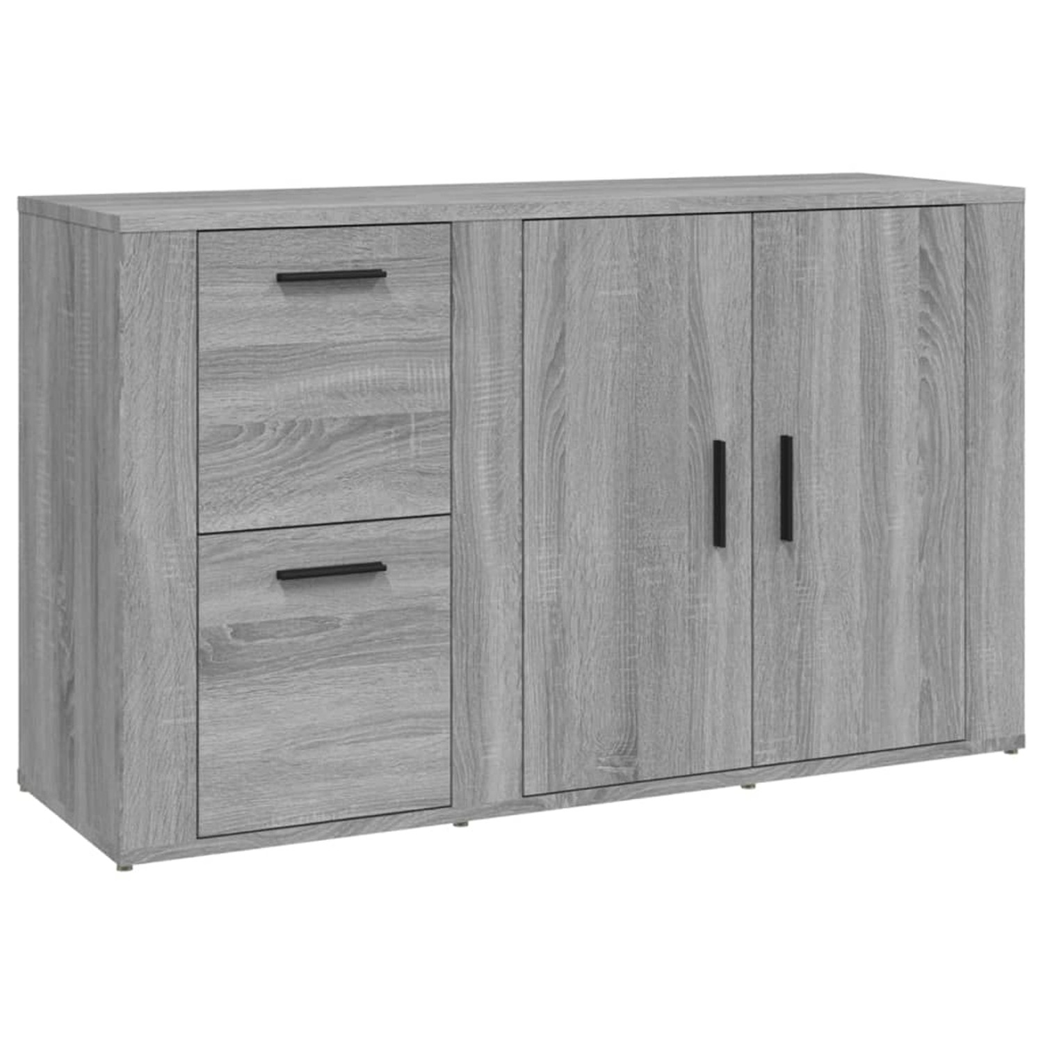 vidaXL Sideboard Grau Sonoma 100x33x59,5 cm Holzwerkstoff 821002