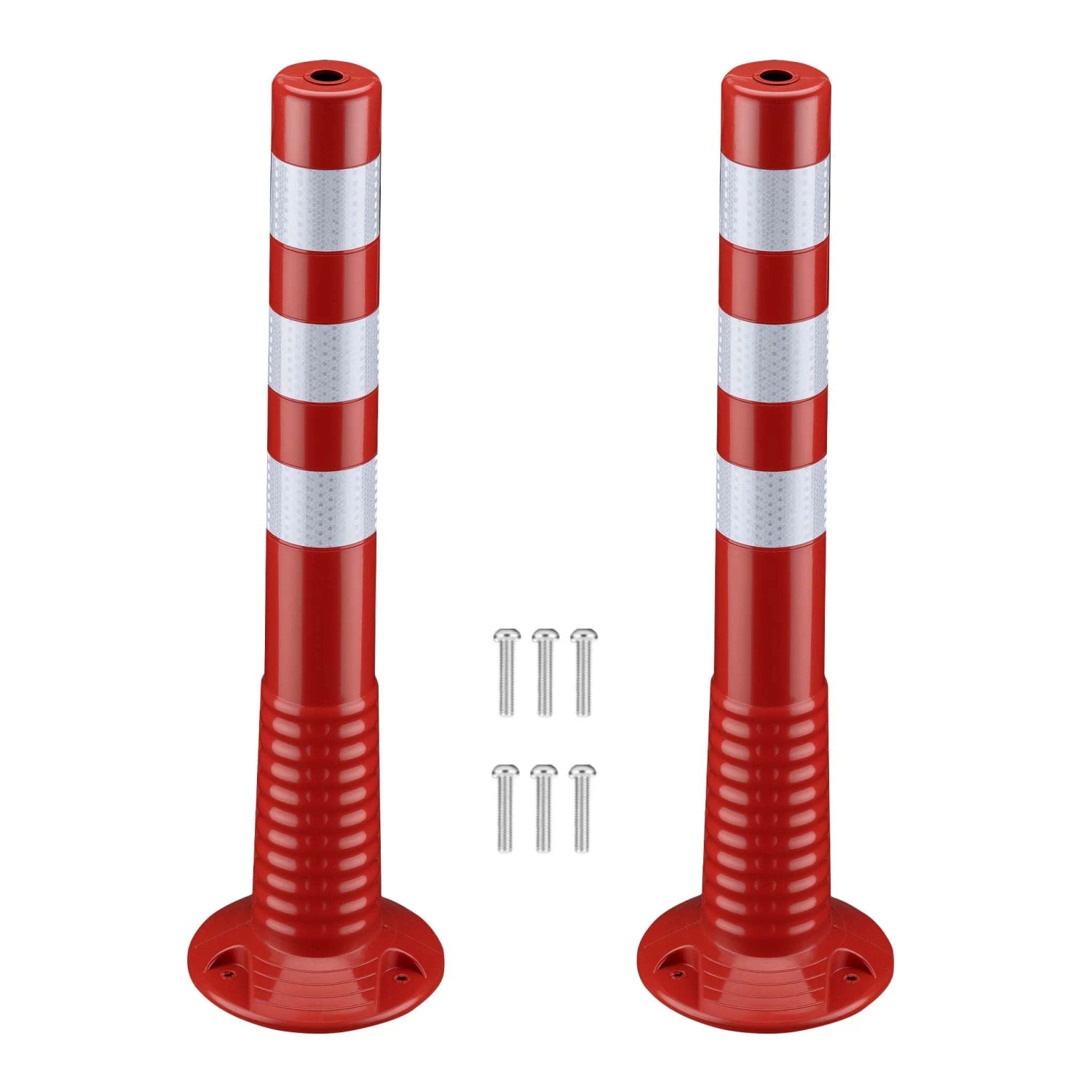 Wiltec 2X Absperrpfosten Ø20X75Cm Sperrpfosten Mobile Absperrung Poller Flexibel