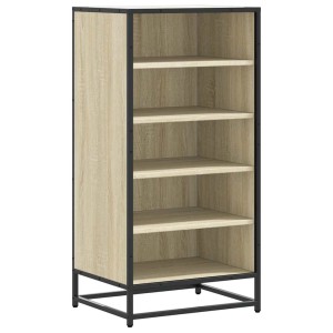 vidaXL Schuhregal Sonoma-Eiche 48x38x97,5 cm Holzwerkstoff 849205