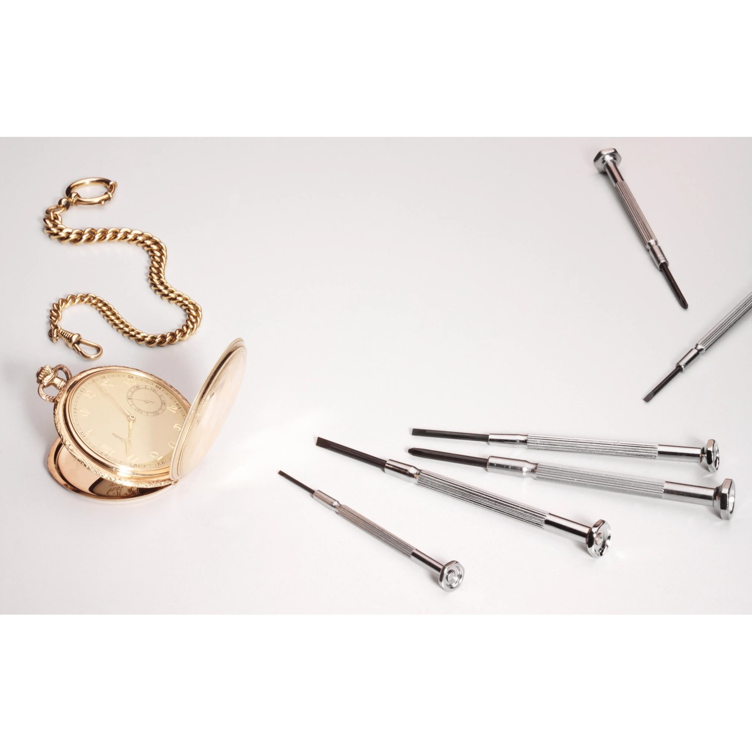 LUX Präzisions-Schrauber Set, 6-teilig, für filigrane Schraubarbeiten.