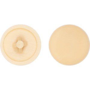 LUX Abdeckkappen PZ2, Beige, 30 Stück, für Spanplattenschrauben und Universalschrauben.