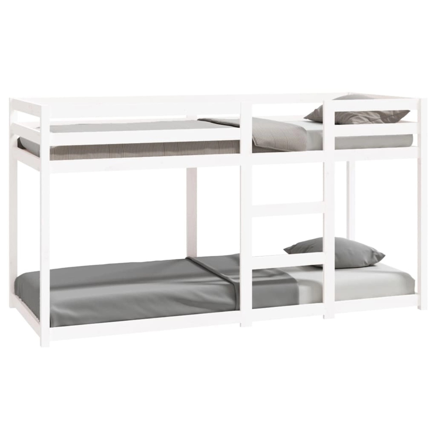 vidaXL Etagenbett Weiß 80x200 cm Massivholz Kiefer 821650 günstig online kaufen
