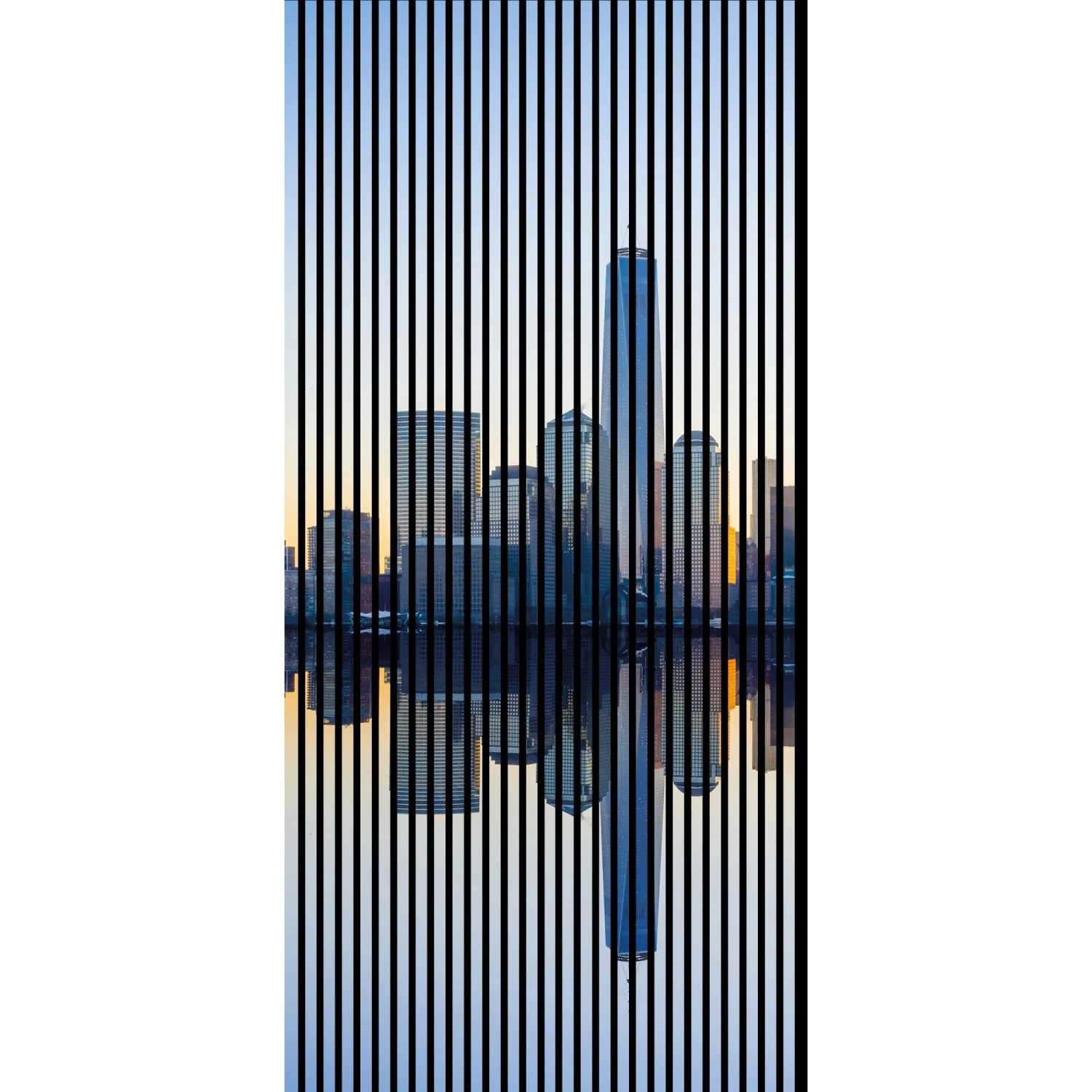 FN Acustico Akustikplatte New York 1 PET u. MDF Foliert 1.133 x 19 x 2.400 mm