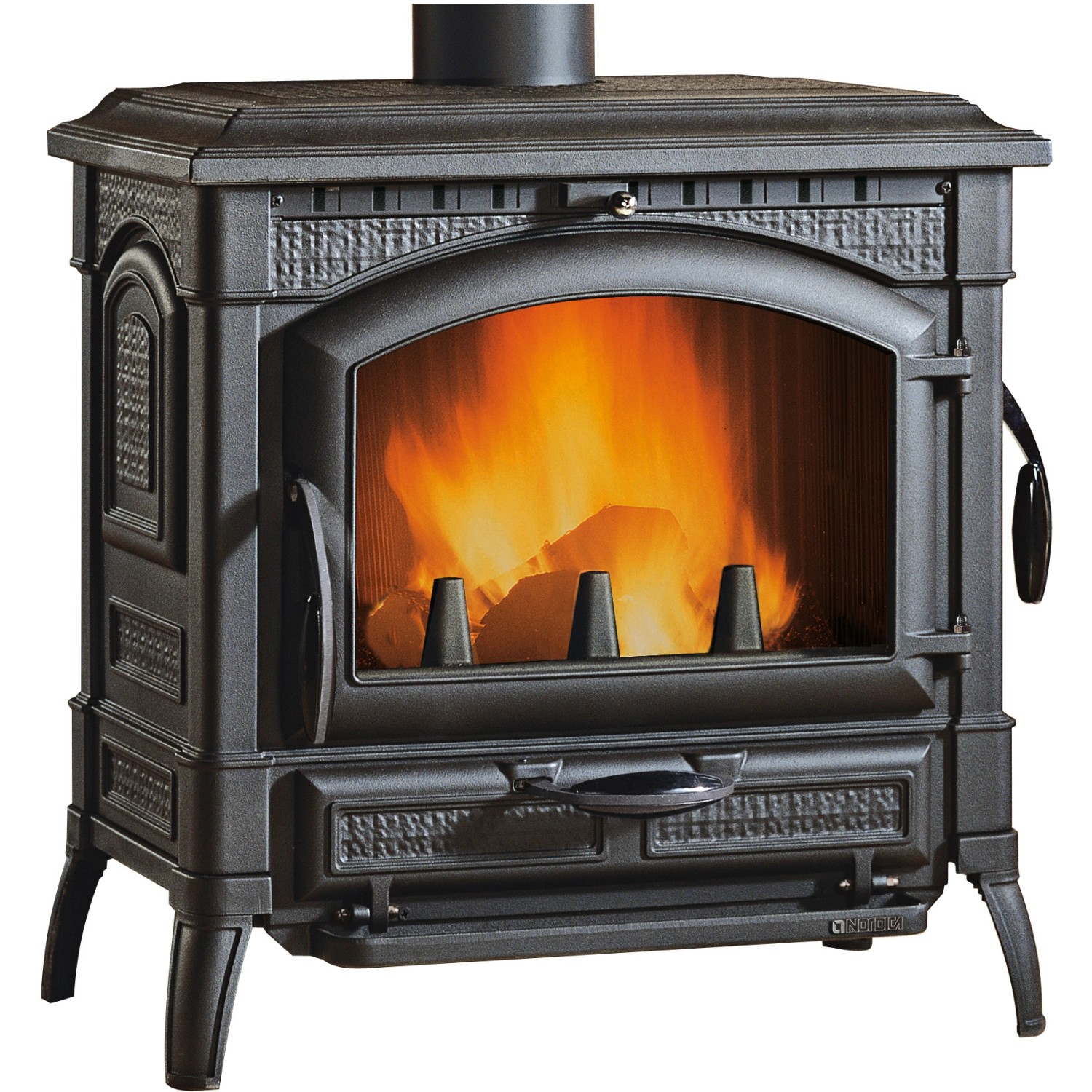Firefix Isotta Kaminofen Gusseisen Schwarz 11,9 kW günstig online kaufen
