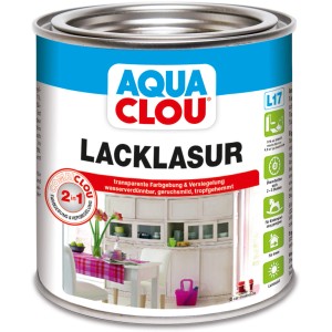 Dose Aqua Combi-Clou Lack-Lasur in Blau, geeignet für Holz im Innenbereich.