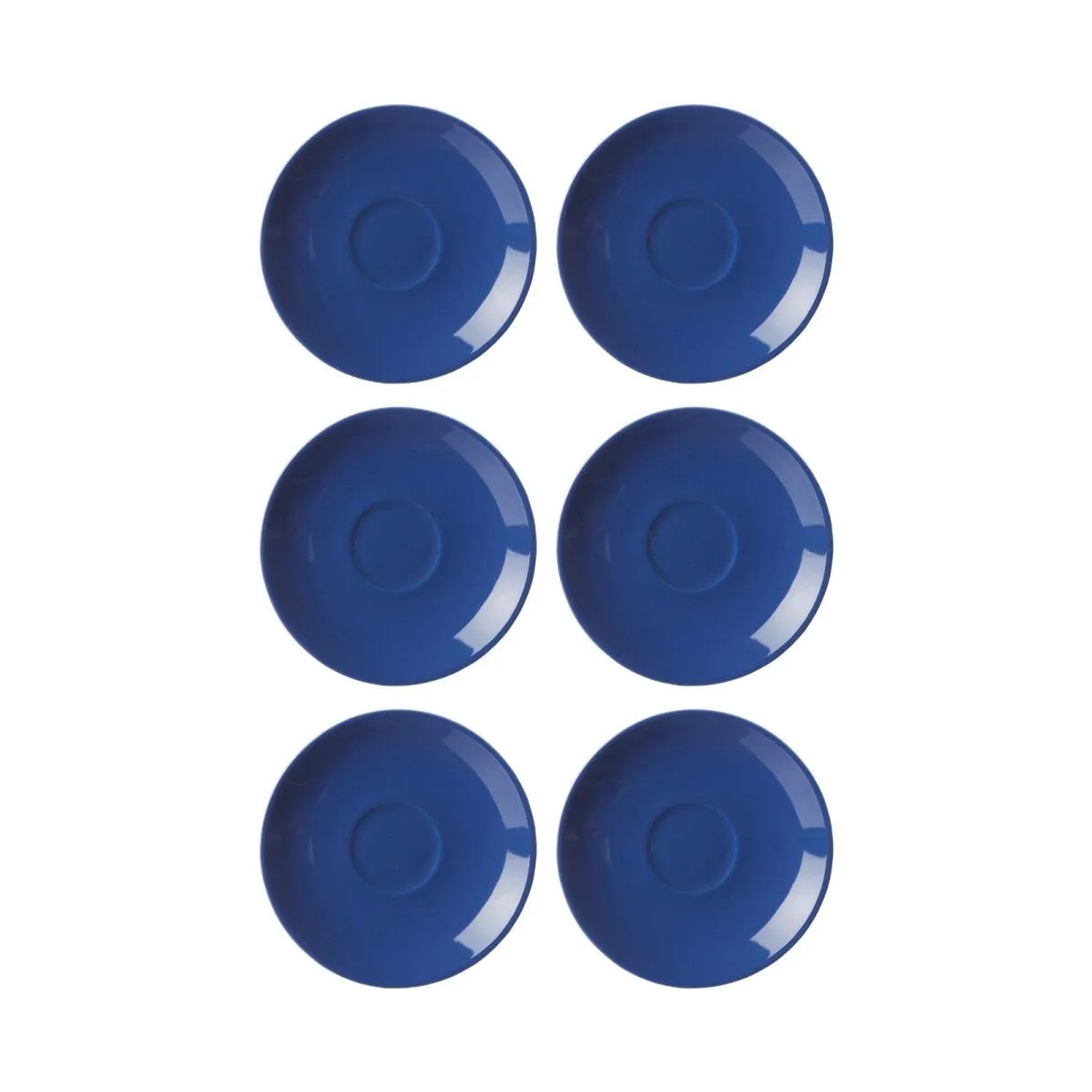 Ritzenhoff & Breker DOPPIO Espressountertassen 12 cm 6er Set Blau