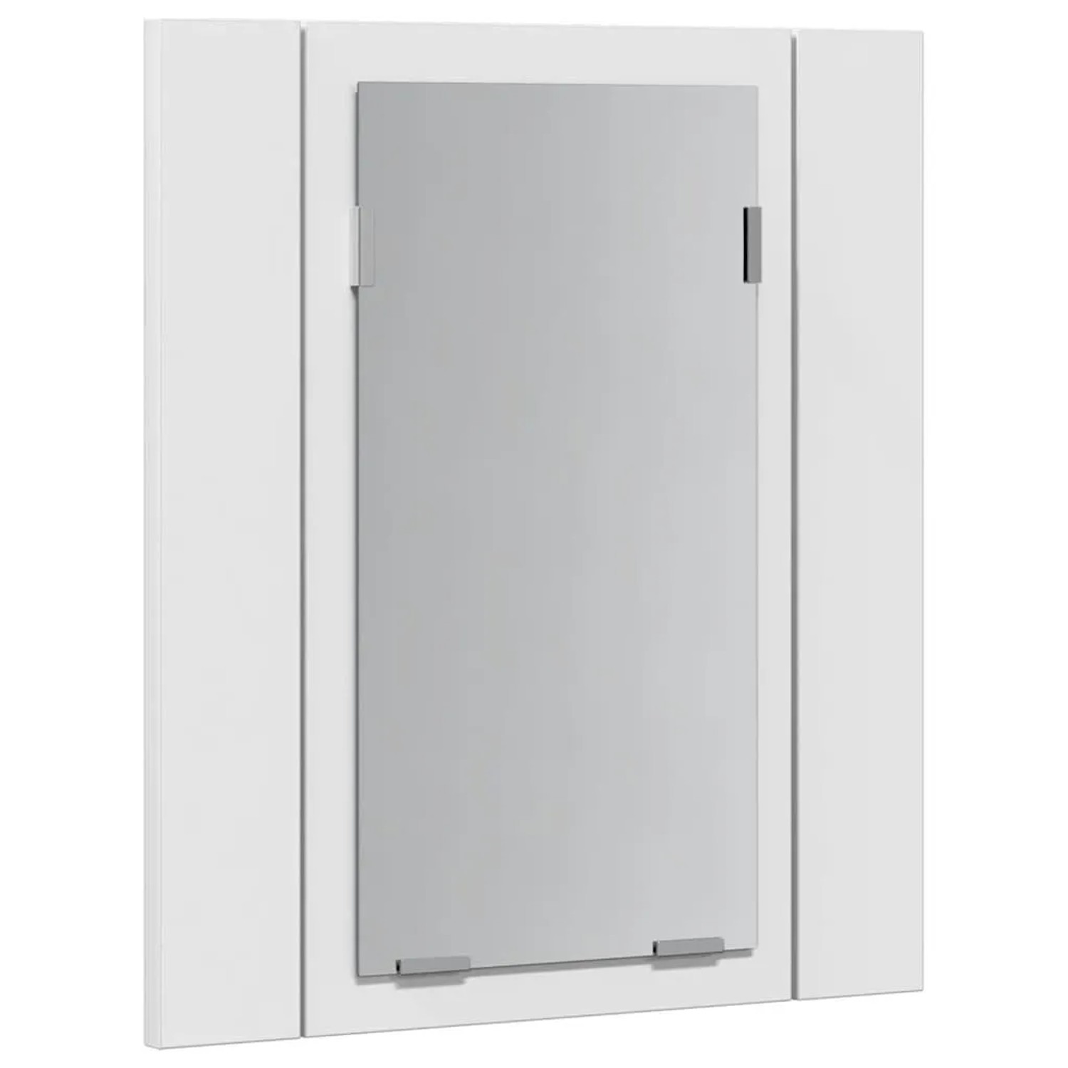 vidaXL LED-Bad-Spiegelschrank Weiß 40x12x45 cm Acryl 804948