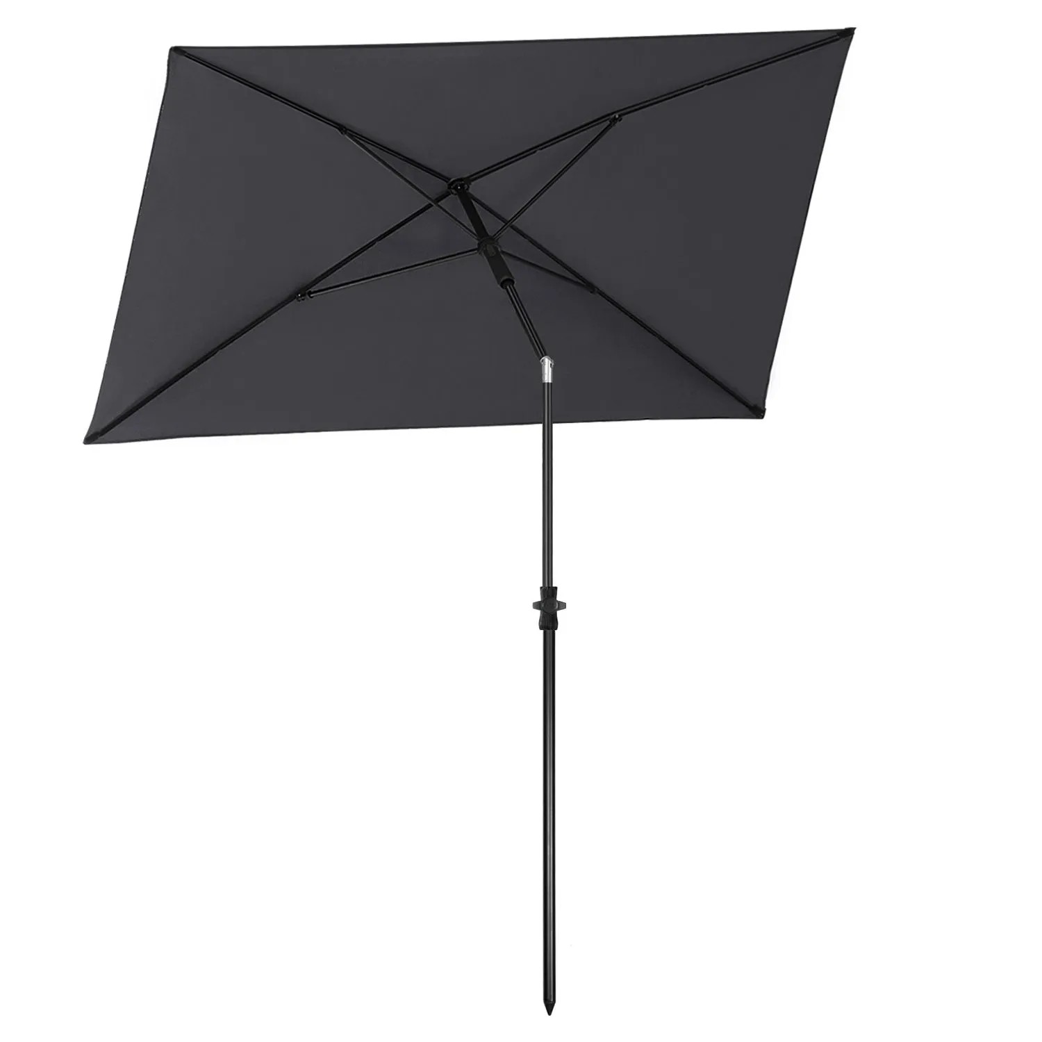 Sekey Sonnenschirm 210 x 140 cm Balkonschirm Rechteckig Sonnenschirm mit Schutzhülle