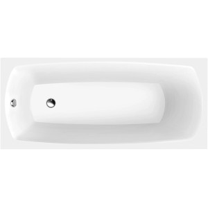 Villeroy & Boch My Art Rechteck-Badewanne, 170x75 cm, Weiß Alpin, Aufsicht.