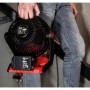 Skil Akku-Ventilator 3164CA, bürstenlos, rot/schwarz, mit Akku. Mobiler Ventilator für Baustelle und Zuhause.